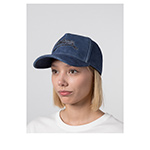 Бейсболка STETSON арт. 7757201 TRUCKER CAP DENIM LEATHER (синий)